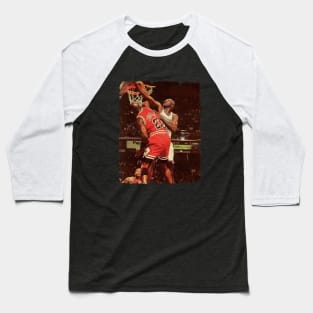 Michael Jordan Battle Baseball T-Shirt